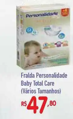 Maxifarma Fralda Personalidade Baby Total Care oferta