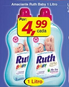 Supermercados Guanabara Amaciante Ruth Baby 1L oferta