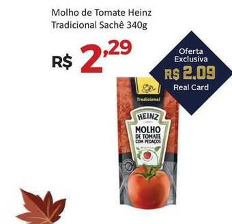 Villarreal Supermercados Molho De Tomate Heinz Tradicional 340g oferta