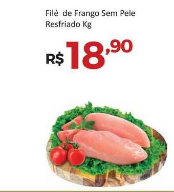 Villarreal Supermercados Filé De Frango Sem Pele Resfriado 1kg oferta