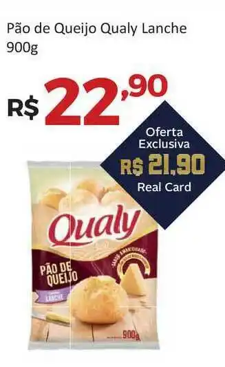 Villarreal Supermercados Pão De Queijo Qualy Lanche 900g oferta