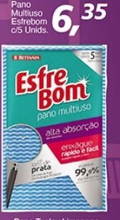 Supermercados Guanabara Pano Multiuso Esfrebom c/5 unids. oferta