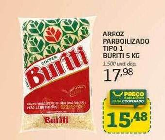 Arroz parboilizado tipo 1 buriti