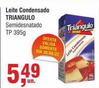 Higa Atacado Leite condensado triangulo semidesnatado oferta