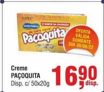 Higa Atacado Creme paçoquita oferta