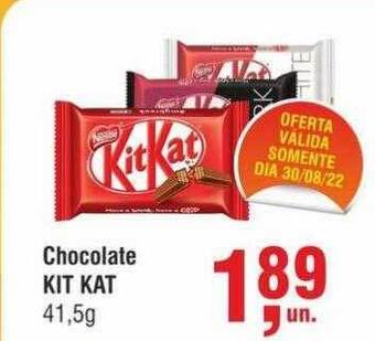Higa Atacado Chocolate kit kat oferta