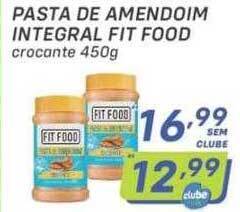 Prezunic Pasta de amendoim integral fit food oferta