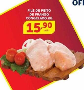Roldão Filé de peito de frango congelado oferta