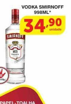 Roldão Vodka smirnoff oferta