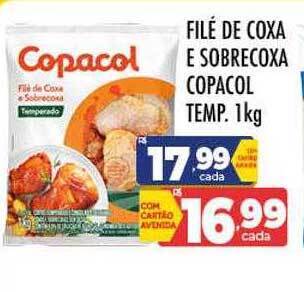 Filé de coxa e sobrecoxa copacol temp
