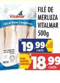 Supermercados Avenida Filé de merluza vitalmar oferta