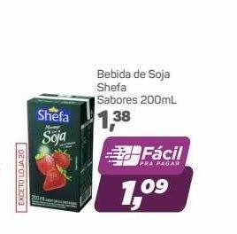 Supermercados São Vicente Bebida de soja shefa sabores oferta