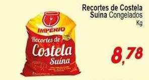 Villefort Atacadista Recortes de costela suina congelados oferta