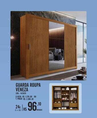 Zema Guarda roupa veneza oferta