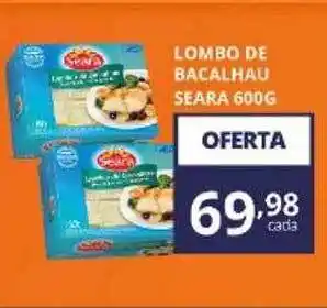 Pais e Filhos Supermercados Lombo de bacalhau seara oferta