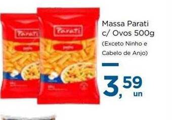 Super São Luiz Massa parati c ovos oferta