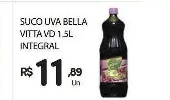 Suco uva bella vitta vd integral