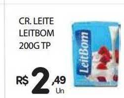 Supermercado Vitorino Cr leite leitbom oferta