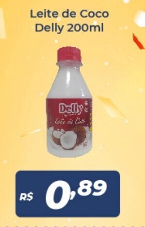 Atakarejo Leite de Coco Delly 200ml oferta