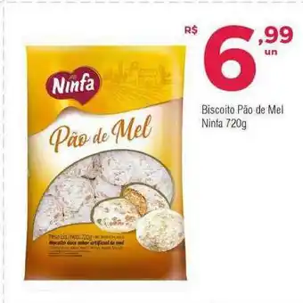 Brasão Supermercados Biscoito Pão De Mel Ninfa 720g oferta