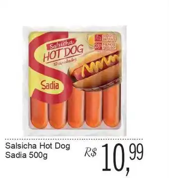 Salsicha hot dog sadia