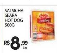 Supermercado Vitorino Salsicha seara hot dog oferta