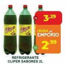 Refrigerante cliper sabores