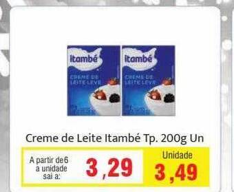 Spani Atacadista Creme de leite itambé oferta