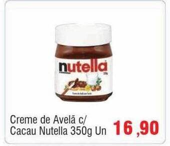 Spani Atacadista Creme de avelã c cacau nutella oferta