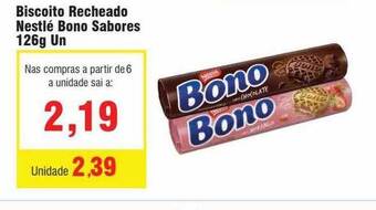 Spani Atacadista Biscoito recheado nestlé bono sabores oferta