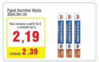 Spani Atacadista Papel alumínio wyda oferta