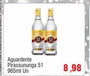 Spani Atacadista Aguardente pirassununga 51 oferta