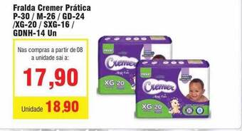 Spani Atacadista Fralda cremer prática oferta