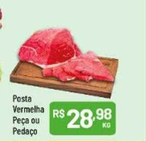 Supermercados Goes Posta vermelha peça ou pedaço oferta