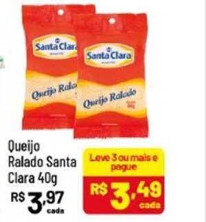 Supermercados Goes Queijo ralado santa clara oferta