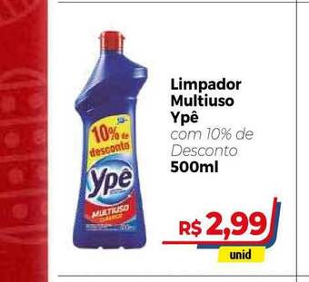 Hiper Moreira Limpador Multiuso Ypê 500ml oferta