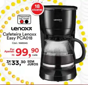 Casa e Vídeo Cafeteira Lenoxx Easy PCA018 oferta