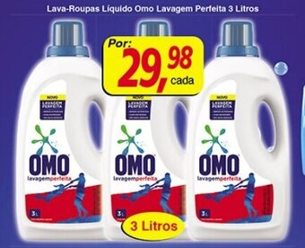 Supermercados Guanabara Lava Roupas Liquido Omo Lavagem Perfeita 3L oferta