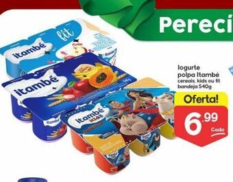 Supermercados Princesa Iogurte polpa itambé oferta
