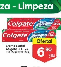 Supermercados Princesa Creme dental colgate oferta