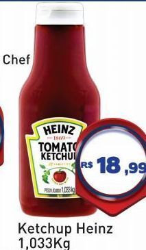 Tonin Superatacado Ketchup heinz 1.033kg oferta