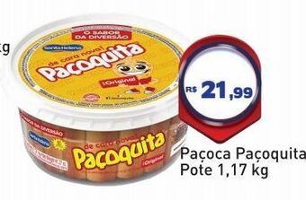 Tonin Superatacado Paçoca paçoquita pote 1,17kg oferta
