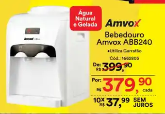 Casa e Vídeo Bebedouro Amvox ABB240 oferta