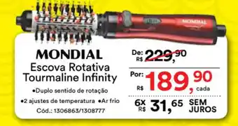 Casa e Vídeo Escova rotativa Tourmaline Infinity oferta
