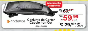 Conjunto de Cortar Cabelo Iron Cut