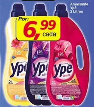 Supermercados Guanabara Amaciante Ype 2L oferta