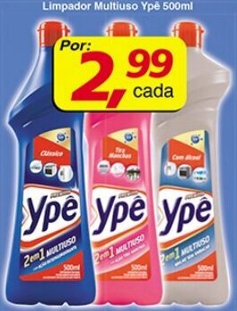 Supermercados Guanabara Limpador Multiuso Ype 500ml oferta