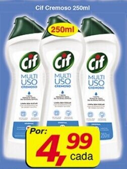 Supermercados Guanabara Cif Cremoso 250ml oferta