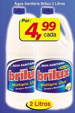 Supermercados Guanabara Agua Sanitaria Brilux 2L oferta