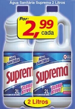 Supermercados Guanabara Agua Sanitaria Suprema 2L oferta